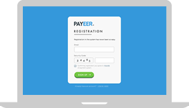 Регистрация на сайте Payeer